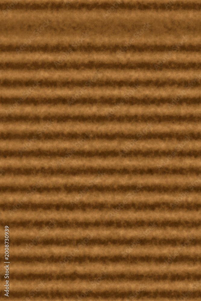 Fototapeta premium Corrugated Ribbed Kraft Seamless Texture — Corrugated Tan Rib Paper Background