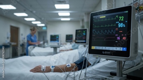 Smart Hospital Solution: Connected devices monitoring patients in digital ward
