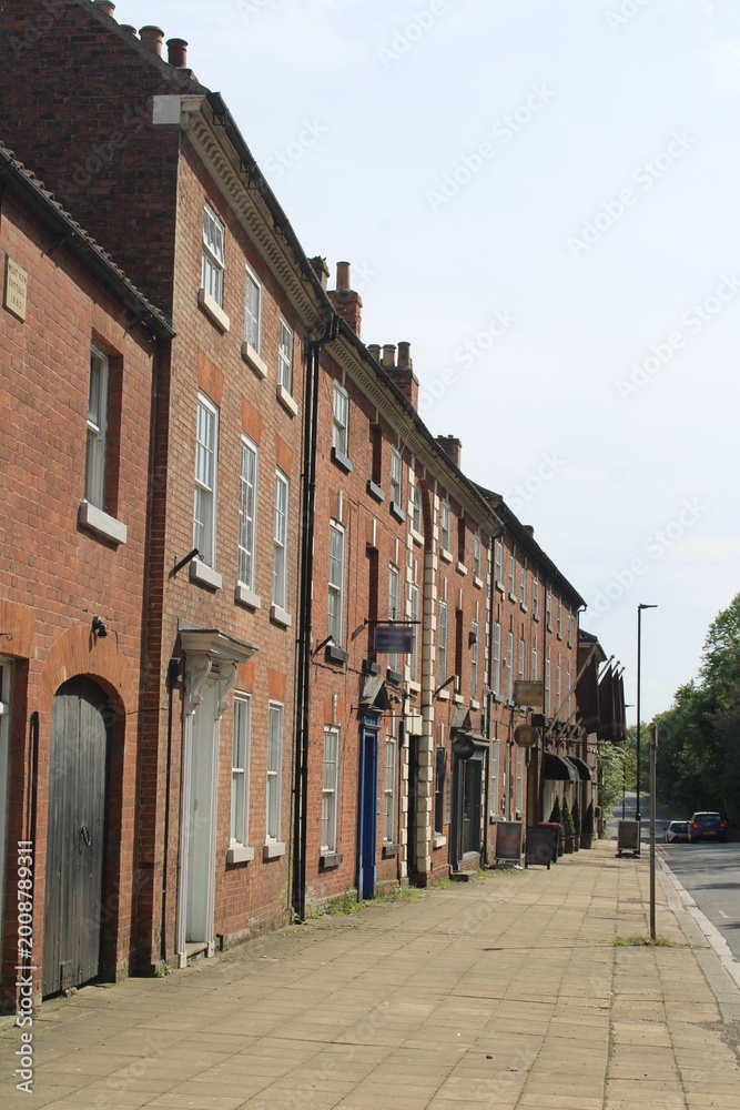 Fototapeta premium South Parade, Bawtry, Yorkshire.