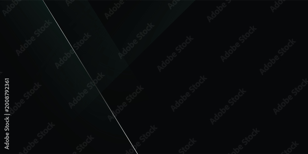 Obraz premium Abstract black luxury background with diagonal stripes. Trendy geometric grey gradient. Vector illustration