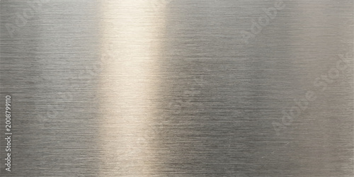 Foto A close-up shot of a stainless steel, the cool, sleek texture