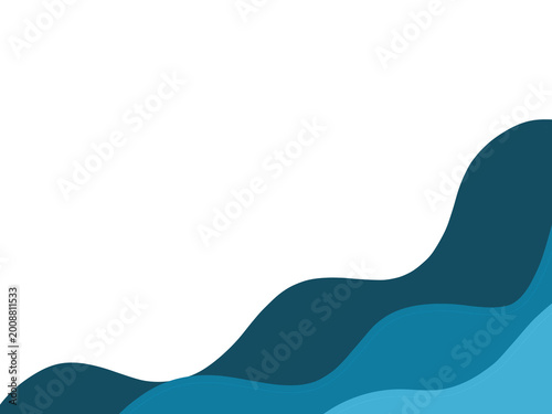 Blue Wave Background Minimal Modern Design
Clean and modern abstract background featuring smooth flowing wave shapes in layered blue tones on a white backdrop.