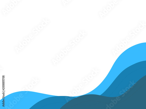Blue Wave Background Minimal Modern Design
Clean and modern abstract background featuring smooth flowing wave shapes in layered blue tones on a white backdrop.
