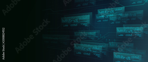 Digital Data Stream: A visualization of a digital data stream, illustrating the flow of information with sleek lines and a futuristic aesthetic.