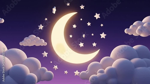 Celestial sunburst with glowing stars and cosmic clouds animation astronomy astrophysics