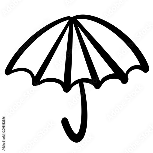 black umbrella