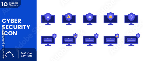 Cyber Security Icon