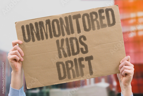 Photos "Unmonitored Kids Drift" Children without consistent adult oversight gradually disengage from structured learning and social norms