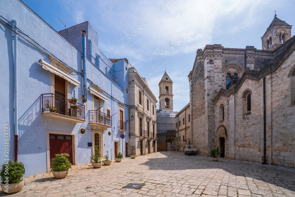 Obraz premium The Casamassima Town street view in Puglia Region of Italy