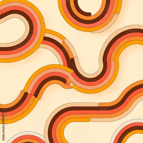 Colorful Seamless Strip Pattern Vector Background – Modern Geometric Stripe Design Illustration