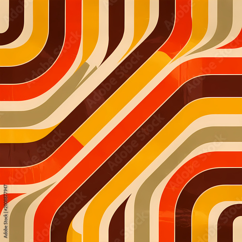 Colorful Seamless Strip Pattern Vector Background – Modern Geometric Stripe Design Illustration
