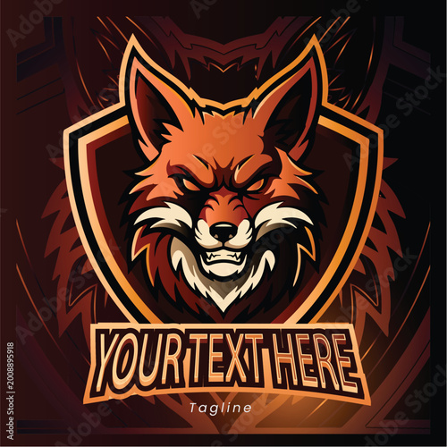 esport mascot design logo