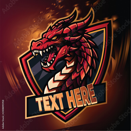 esport mascot design logo
