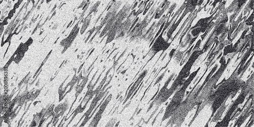 Slika na platnu Abstract monochrome textured background with dense diagonal streaks and granular