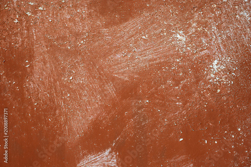 Scratched Metal Surface with Rough Paint Coating