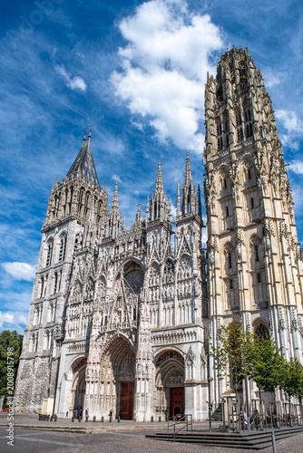 Bild auf Leinwand Rouen Cathedral  Normandie France