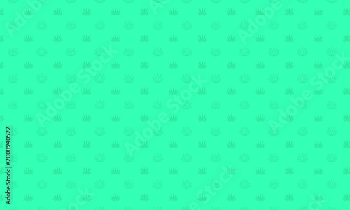 Aloe vera plant green pattern background graphic vector illustration asset