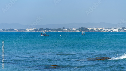 Bord de mer à Hammamet en Tunisie