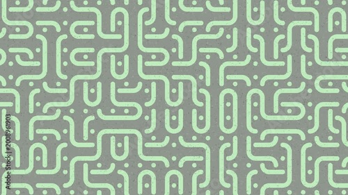 Structured Abstract Truchet Tiles Geometric Motion Background
