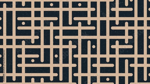 High Tech Truchet Tiles Procedural Animation Corporate Loop