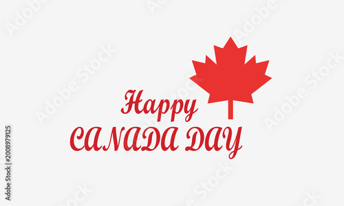 Happy canada day banner 2026