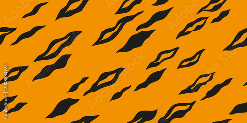 Canvas Print Spotted tiger skin pattern