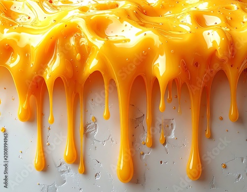 Melted Cheese on Surface.