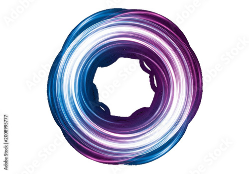 Abstract Blue Pink Swirl Li...