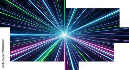 Abstract Light Tunnel Speed...