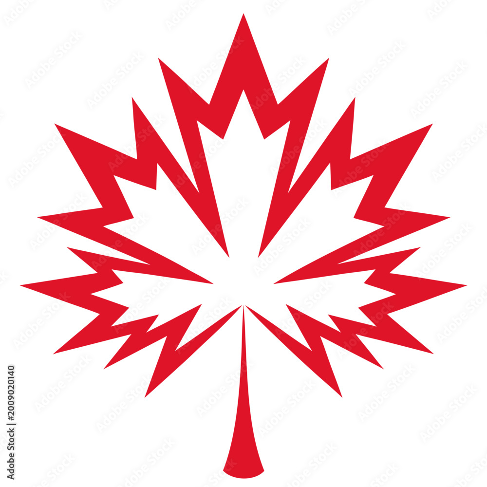 Obraz premium Japanese Maple Momiji Leaf Icon Japanese Icon Set for Website Icon