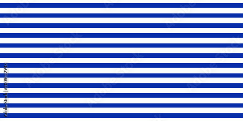 Schilderij op canvas blue stripes on white background