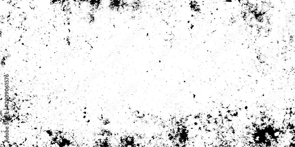 Obraz premium Grunge textured background with black splatters and white space for design or advertising use with a distressed look