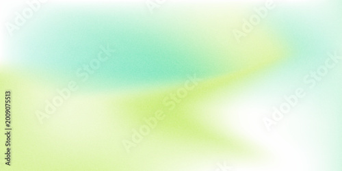 Blue turquoise teal lime green yellow white abstract background. Light bright neon electric metal. Rough grain noise. Gradient ombre color. Spot stain oval circle. Liquid water explosion splash.