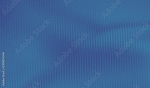 Cuadro en lienzo Close-up view of a textured blue fabric with a subtle pattern and a soft slightl