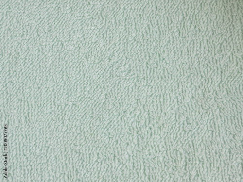 Cuadro en lienzo Mint Green Terry Cloth Fabric Texture Background