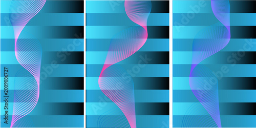 Foto Abstract Wavy Background
