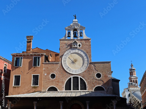 Konstfotografi Venise - église San Giacomo di Rialto