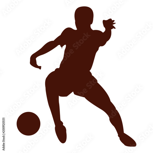 Fotografi Football dribbling