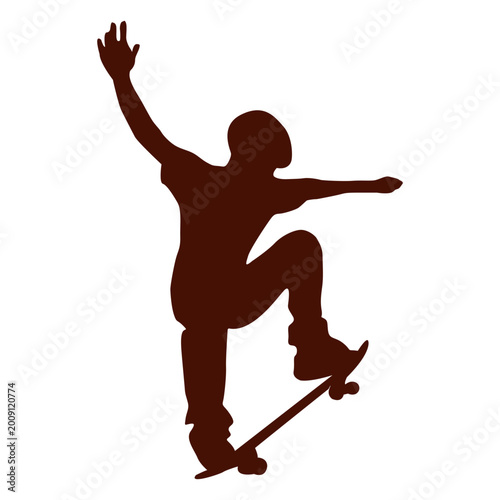 Konstfotografi Kateboarding ollie