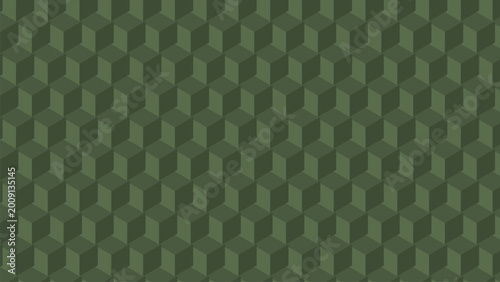 Tablou pe pânză Geometric Green and Dark Diamond Pattern Texture Design