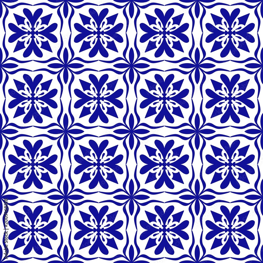 Fototapeta premium seamless floral pattern