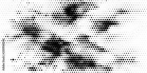Cuadro en lienzo Background with monochrome dot texture