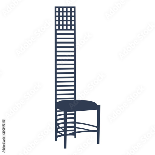 Tableau sur toile Macintosh chair 1904
