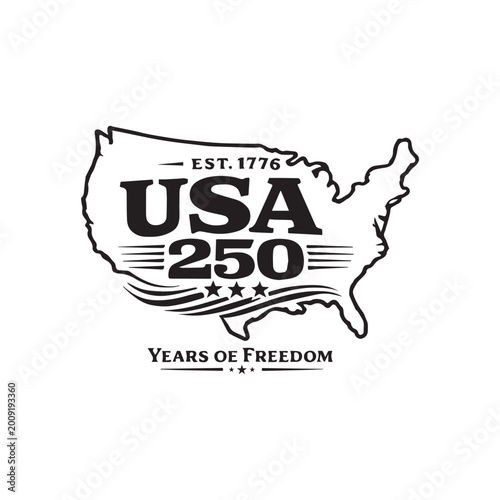 USA 250th Anniversary Svg Bundle, America Semiquincentennial 1776-2026 Typography Designs, Patriotic Fourth of July Independence Day T-shirt Vector Graphics