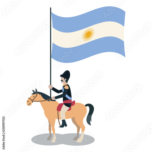 Φωτογραφία Standard bearer uruguay  Soldier