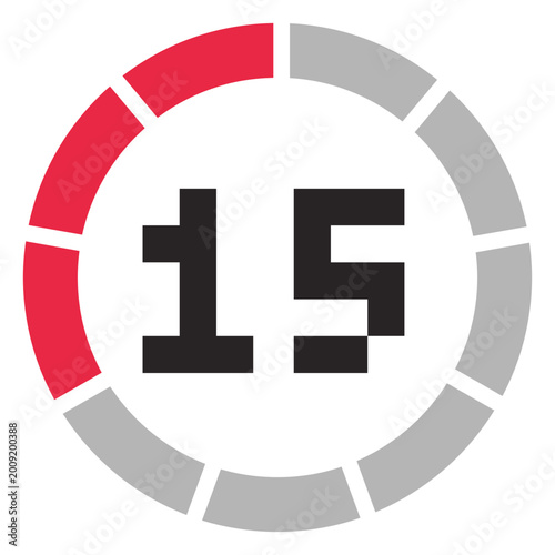 Konstfotografi 15 minutes counter icon