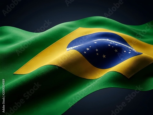 Brazil Flag. Brazilian patriotism, culture, and national pride. For South American concepts, international relations, and sporting events