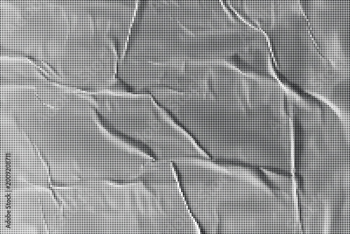 A crumpled gray fabric texture fills the entire frame perfectly