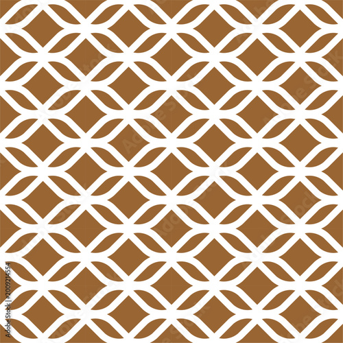 Seamless geometric pattern in modern style