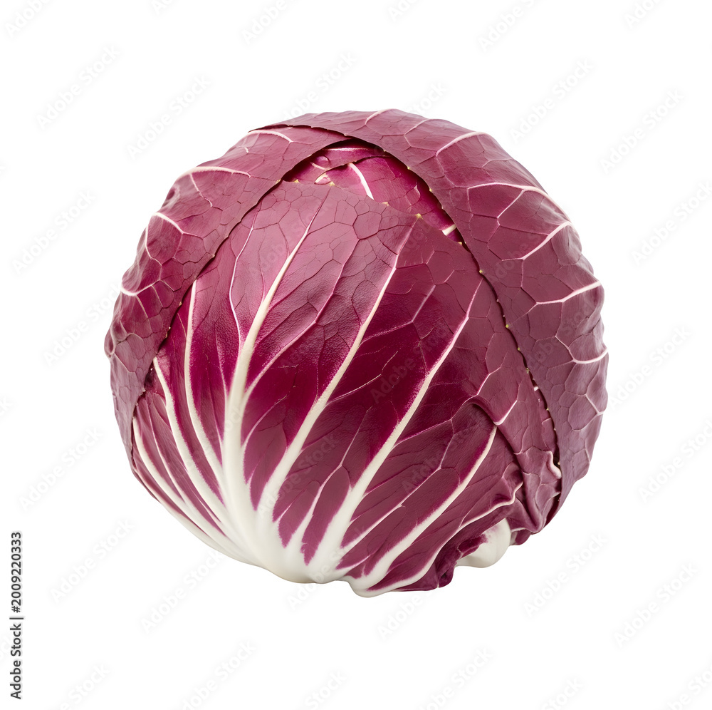 Fototapeta premium Fresh red cabbage on transparent background